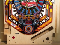 Image # 37129: The Getaway: High Speed II 2nd Version Blank Playfield - Bottom 
(This playfield has the Diamond Plate coating.)