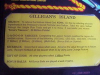 Image # 42886: Gilligan's Island Instruction Card