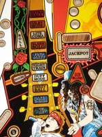 Image # 40476: Guns N' Roses Prototype - Playfield Detail