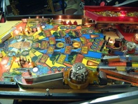 Image # 41923: Indiana Jones: The Pinball Adventure Playfield - Plastics Removed