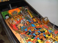 Image # 41718: Indiana Jones: The Pinball Adventure Playfield - Plastics Removed