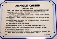 Image # 52673: Jungle Queen Instruction Card