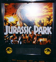 Image # 1272: Jurassic Park Backglass