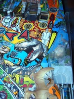 Image # 9456: Jurassic Park Playfield - Detail