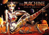 Image # 1431: The Machine: Bride of Pin�bot Backglass