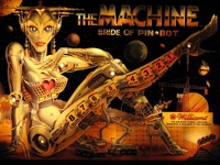 Image # 35583: The Machine: Bride of Pin�bot Illuminated Backglass