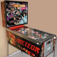 Image # 6870: Meteor Cabinet - Full View 
(The spinning target is not original to this game.)