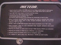 Image # 32856: Meteor Instruction Card