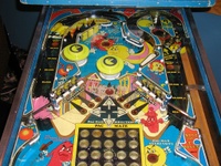 Image # 9732: Mr. & Mrs. Pac-Man Pinball Upper Playfield