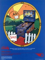 Image # 5866: Mr. & Mrs. Pac-Man Pinball Flyer, Back