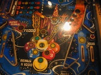 Image # 31371: Nine Ball Playfield - Middle 
(Serial number 1551.)