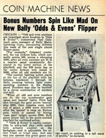 Image # 47456: Odds & Evens Cash Box New Game Announcement 
(Cash Box, Apr-7-1973, page 103)