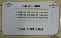 Image # 36518: Old Chicago Score Card