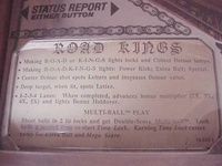 Image # 34176: Road Kings Instruction Card