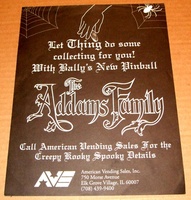 Image # 39427: The Addams Family Advertising Flyer