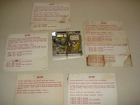 Image # 38458: Silver Sample Game - Instruction and Score Cards 
(From the game with serial number 062091 S.)