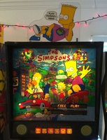 Image # 65880: The Simpsons Illuminated Backglass and Topper