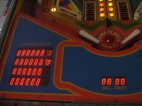 Image # 43421: Space Riders Score, Ball-In-Play, and Credit Displays