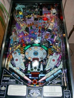 Image # 19076: Star Trek: The Next Generation Playfield 
(In this image, the plastic Borg ship has been removed.)