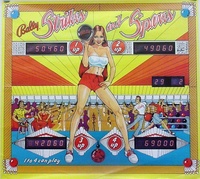 Image # 49091: Strikes and Spares Promotional Poster 
(Provided by Bally in 1978. Measured approximately 22 by 25 inches.)