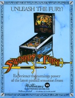 Image # 4560: Swords of Fury Flyer, Front