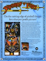 Image # 4561: Swords of Fury Flyer, Back