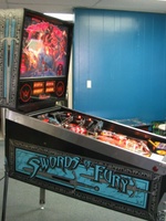 Image # 32699: Swords of Fury Prototype Cabinet - Left 
(Serial number X150006.)