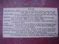 Image # 30553: Taxi Instruction Card