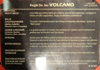 Image # 65740: Volcano Instruction Card - 3 Balls