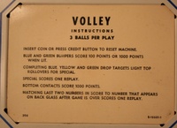 Image # 34857: Volley Instruction Card