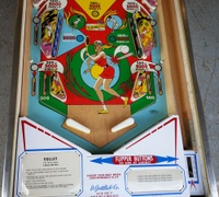 Image # 70844: Volley Sample Game - Lower Playfield 
(Serial number 01002 S.)