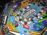 Image # 41460: Indianapolis 500 Sample Game - Blue Playfield 
(Serial number is 53326 100261.  Manufactured 6/16/95.)