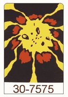 Image # 59969: Blackout Drop Target Decal 
(This is a scanned image of the actual decal, unretouched.)