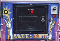 Image # 44764: Jack�Bot Red and Gold Cabinet - Front