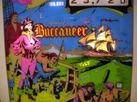 Image # 56778: Buccaneer Sample - High Score Tilted 
(Serial number 01080 S.)