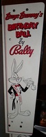 Image # 70949: Bugs Bunny's Birthday Ball Prototype Game - Backbox - Left 
(Serial number X600006.)