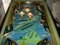 Image # 40312: Capersville Illuminated Playfield 
(Serial number 3766.)