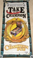 Image # 32808: The Champion Pub Promotional Poster 
(Dimensions: 16 inches by 36 inches.)