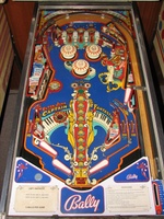 Image # 71927: Capt. Fantastic and The Brown Dirt Cowboy Playfield - Orange Star Inserts and White Special Insert 
(Playfield is mylared. Serial number 16629.)