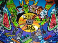 Image # 9812: Monster Bash Center Playfield Detail