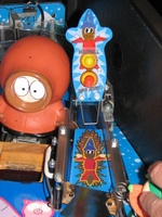 Image # 38309: South Park Early Production Plastic and Ramp Decal 
(Game has serial number 146406.)