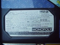 Image # 45965: Monopoly� Instruction Card