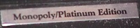 Image # 7179: Monopoly� Platinum Edition Plaque