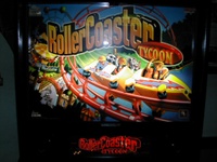 Image # 5816: RollerCoaster Tycoon Translite 
(Image is from the first test game put at a test location in Chicago.)