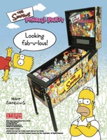 Image # 9002: The Simpsons Pinball Party Flyer, Front