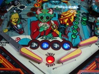 Image # 52315: Alien Poker Playfield - Detail 
(Serial number 447738.)