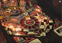 Image # 75976: Checkpoint Test Game - Illuminated Lower Playfield 
(From a video of the 1990 Data East factory tour.)