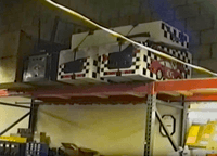 Image # 75977: Checkpoint Test Game - Cabinets 
(From a video of the 1990 Data East factory tour.)