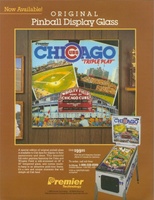 Image # 21751: Chicago Cubs &quot;Triple Play&quot; Pinball Display Glass Flyer