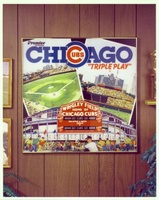 Image # 21752: Chicago Cubs &quot;Triple Play&quot; Pinball Display Glass